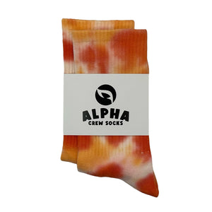 Tie-Dye Unisex Crew Socks | Tie-Dye Crew Socks | ALPHA