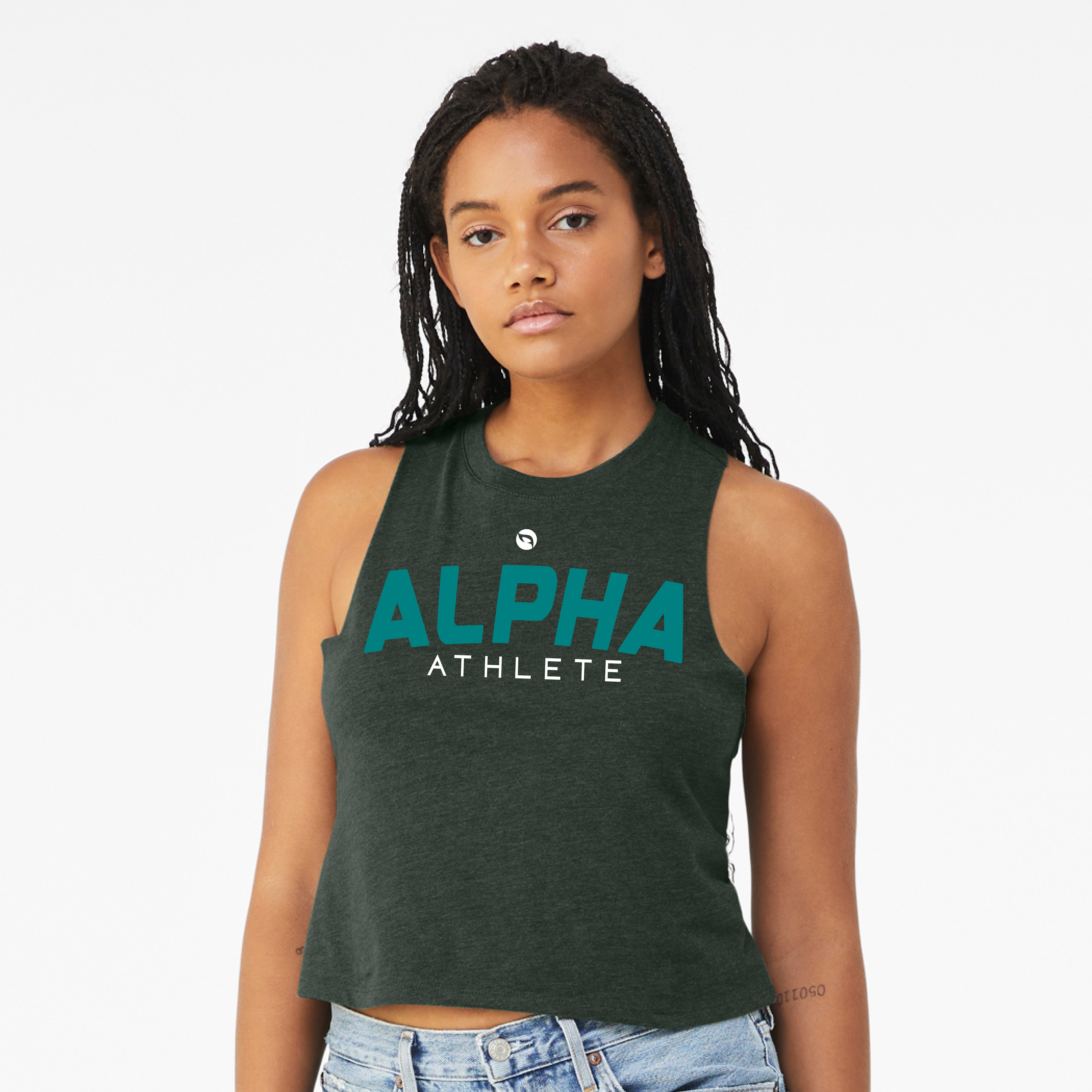 ALPHA Athlete Racerback Crop Tank