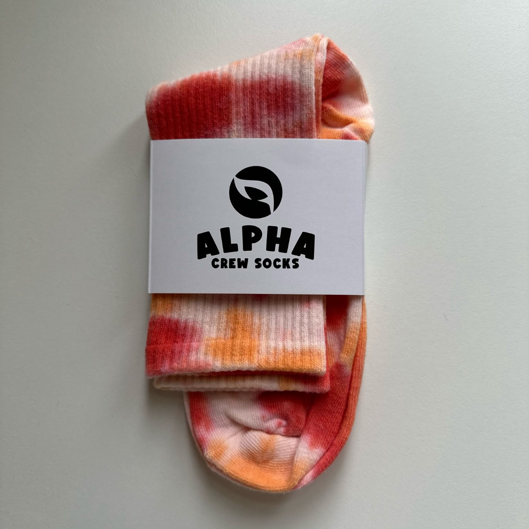 Tiedye Unisex Crew Socks