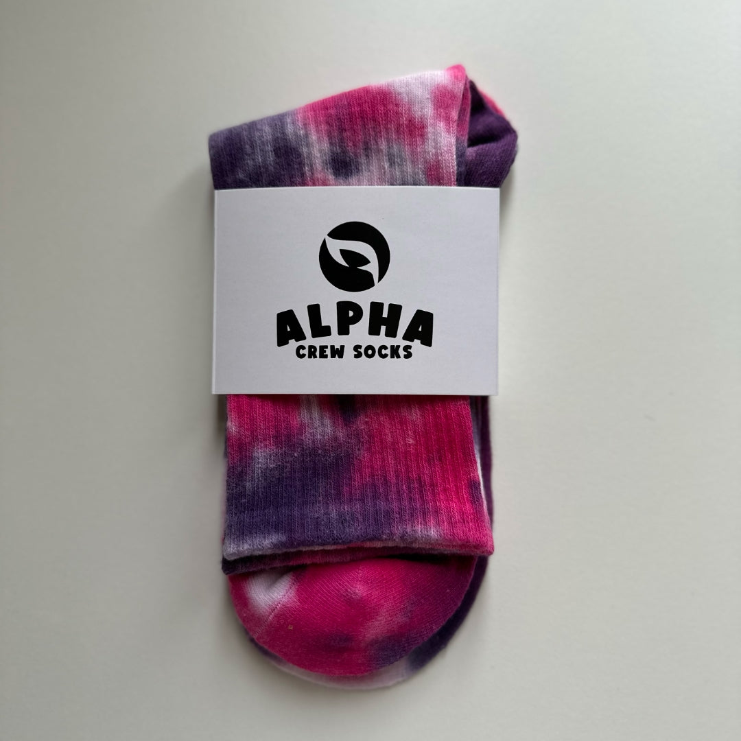 Tiedye Unisex Crew Socks