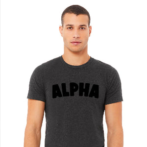 ALPHA 2.0 Unisex Tee - ALPHAPrinted Unisex Tee | Unisex White TEE | ALPHA